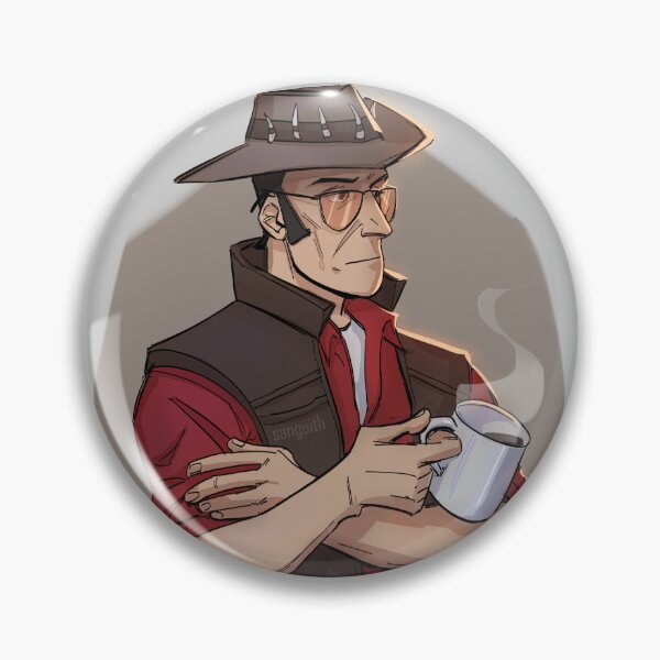 Item preview, The Sniper holding a mug of coffe designed and sold by sanguith-art.