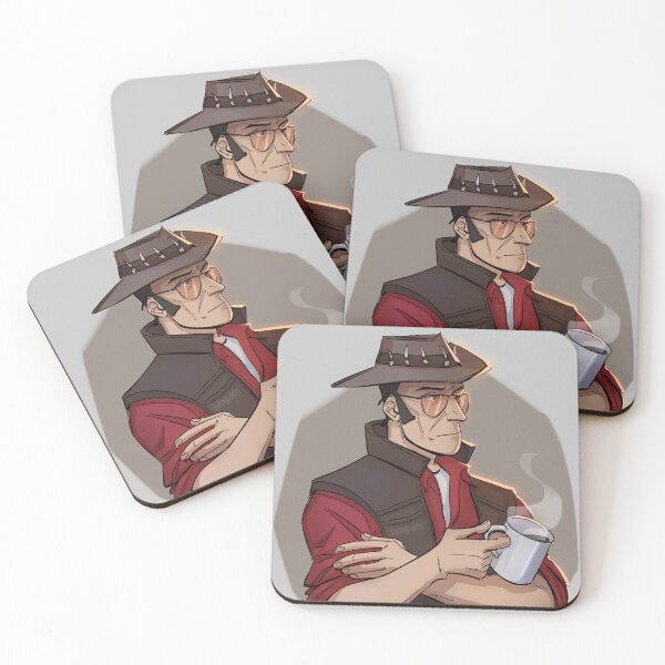 Item preview, The Sniper holding a mug of coffe designed and sold by sanguith-art.