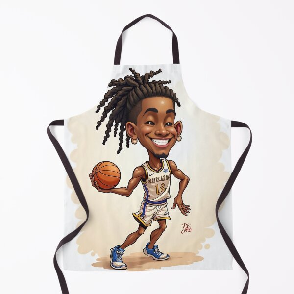 Item preview, Ja Morant Caricature with Basketball designed and sold by ChicChikCraze.