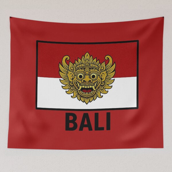 Item preview, Bali – Barong Cultural Flag designed and sold by Myra365Art.