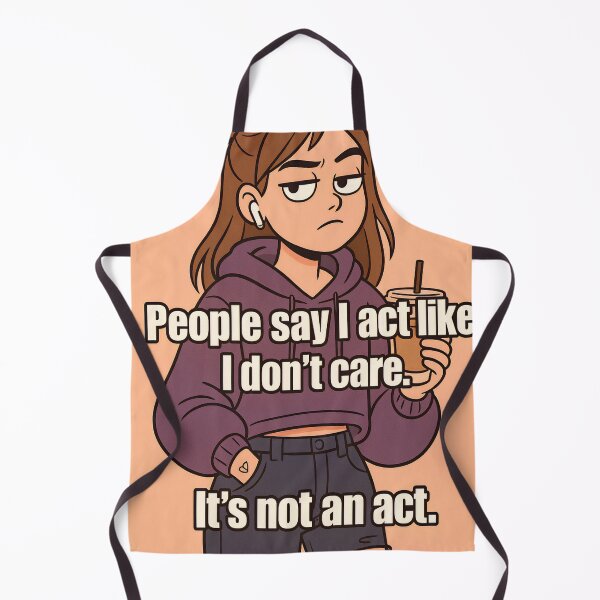 Artikelvorschau, „Lustiges Shirt mit sarkastischem Zitat – I Don’t Care Meme Aesthetic“ entworfen und verkauft von ReyDeLaCalle.