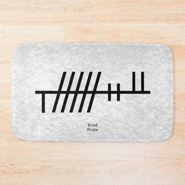 Item preview, Ogham Stone Inscription Bród - Irish for Pride designed and sold by EvermoreOgham.
