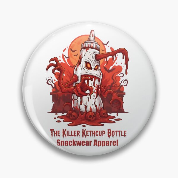 Item preview, The Killer Ketchup – Horror Food Monster T-Shirt | Snackwear Apparel designed and sold by Snackwear Apparel.