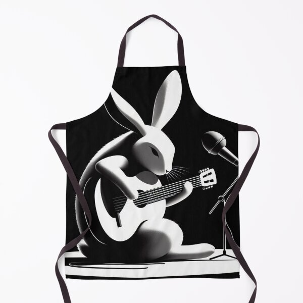 Item preview, Cute bunny classic guitar playing designed and sold by Dogandesighn.