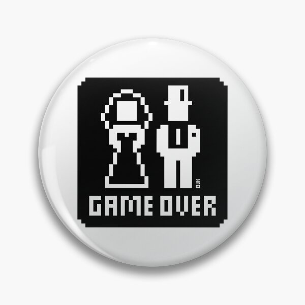 Item preview, Game Over (Wedding / Stag Party / Hen Night / Pixel / NEG B) designed and sold by MrFaulbaum.