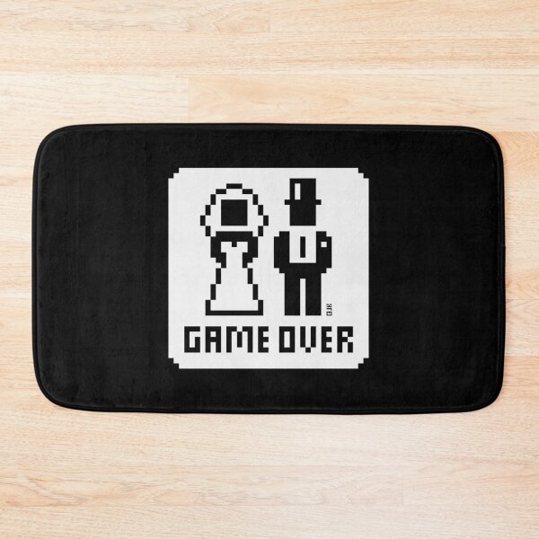 Item preview, Game Over (Wedding / Stag Party / Hen Night / Pixel / NEG W) designed and sold by MrFaulbaum.