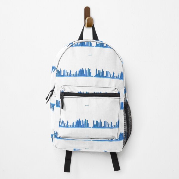 Item preview, New York skyline watercolor designed and sold by Artbymonika.