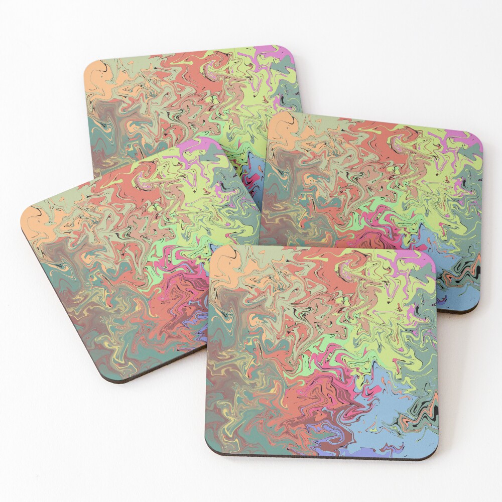 Item preview, Coasters (Set of 4) designed and sold by Lines-dots.