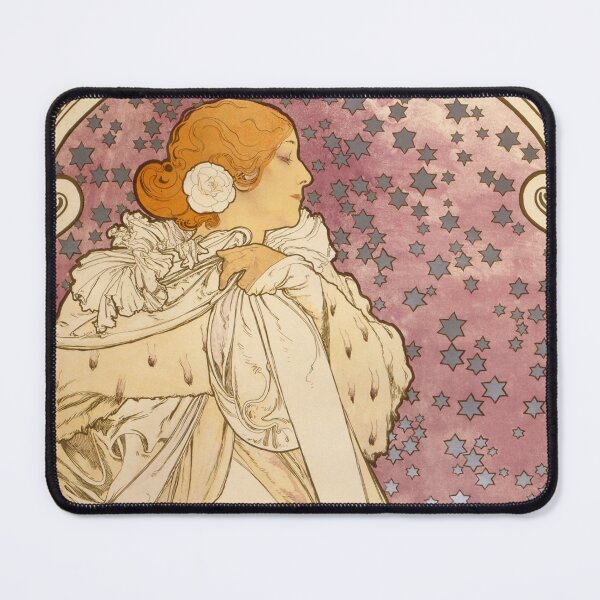 Item preview, Alphonse Mucha Beautiful Woman Art Poster  designed and sold by antiqueart.
