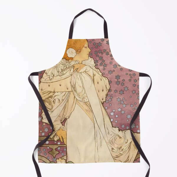 Item preview, Alphonse Mucha Beautiful Woman Art Poster designed and sold by antiqueart.