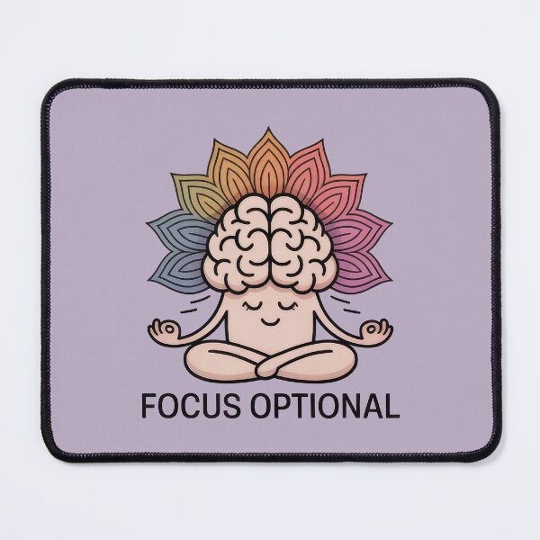 Item preview, ADHD Brain - Focus Optional   designed and sold by Kaurisdigital.