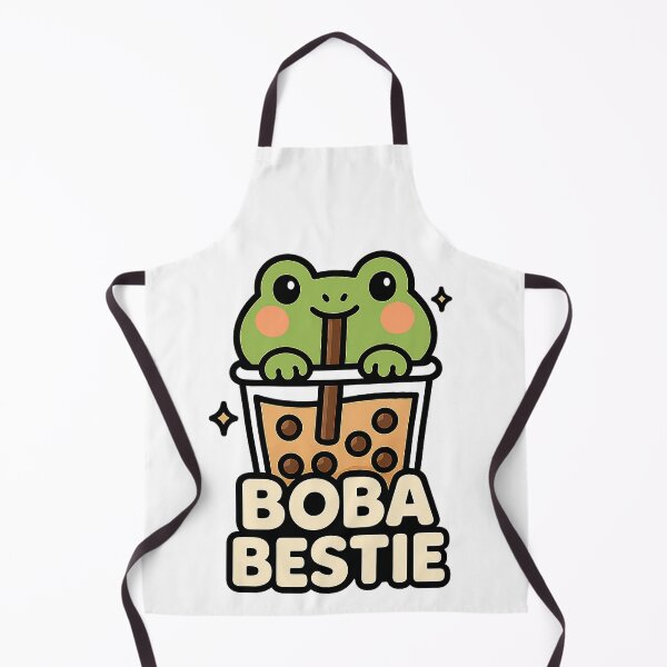 Item preview, Cute Frog Boba Tea Boba Bestie designed and sold by SnapLabDesigns.