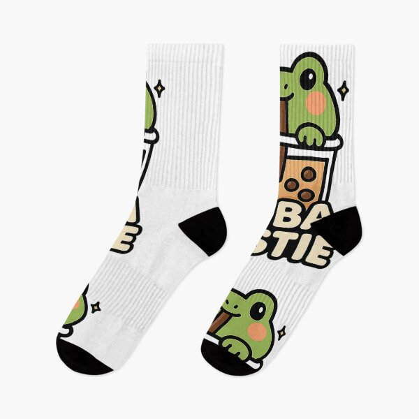 Item preview, Cute Frog Boba Tea Boba Bestie designed and sold by SnapLabDesigns.