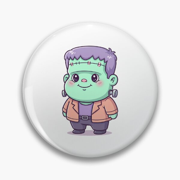 Item preview, Cute Kawaii Frankenstein's Monster designed and sold by istoriadesign.