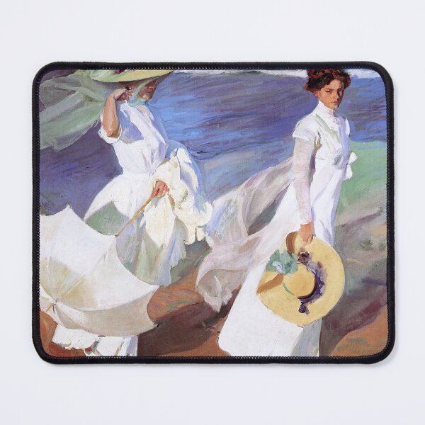 Item preview, Joaquin Sorolla Women Walking on the Beach Impressionist Painting designed and sold by antiqueart.