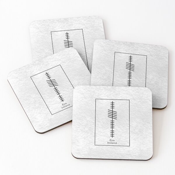 Item preview, Ogham Stone Inscription Éire - Irish for Ireland designed and sold by EvermoreOgham.