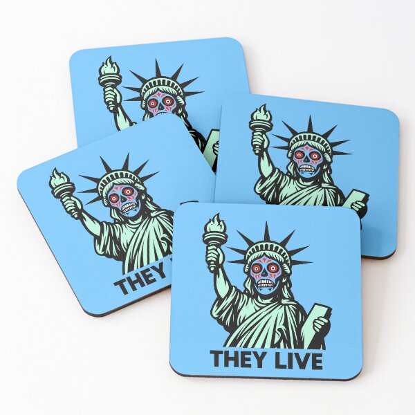Item preview, They Live Statue of Liberty designed and sold by ArtFactoryAI.