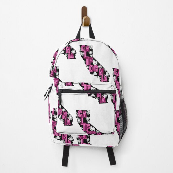 Item preview, On *WHITE ONLY* - California State Palm Trees ( in Neon Pink) designed and sold by Holy Coast Threads (Formerly ChristianFlower).