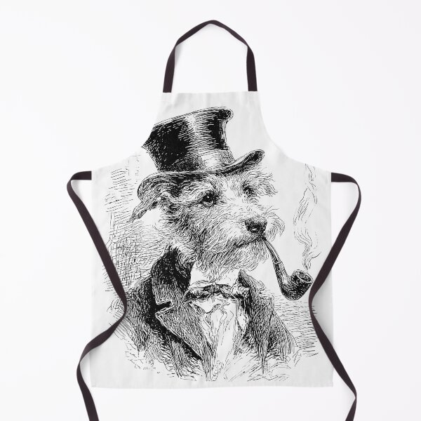 Item preview, The Smoking Terrier designed and sold by Retro Type.