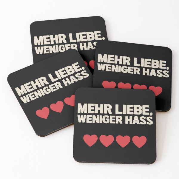 Item preview, More love, less hate – anti-hate design with hearts for tolerance & diversity designed and sold by VariousGoodies.