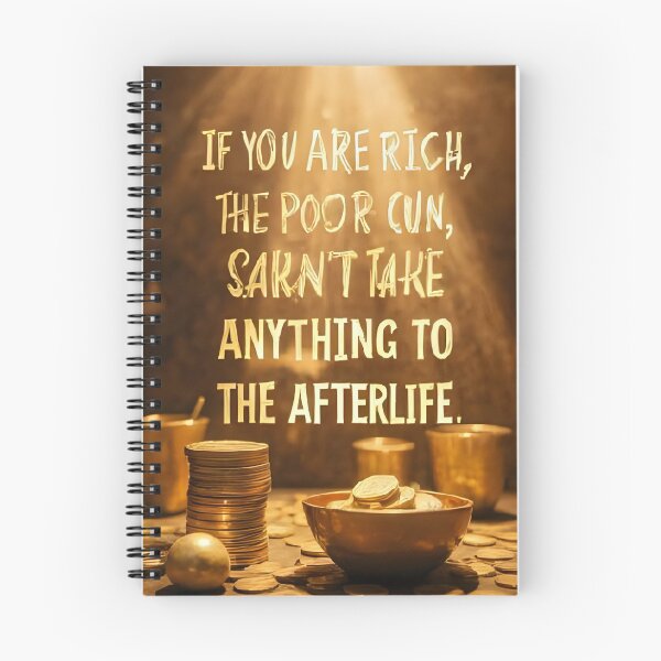 Item preview, If You Are Rich – Share with the Poor | Inspirational Quote about Life and Death designed and sold by RAKO13.