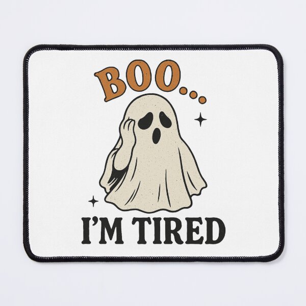 Item preview, Boo I’m Tired Funny Ghost Halloween Spooky designed and sold by OnaraDesign.