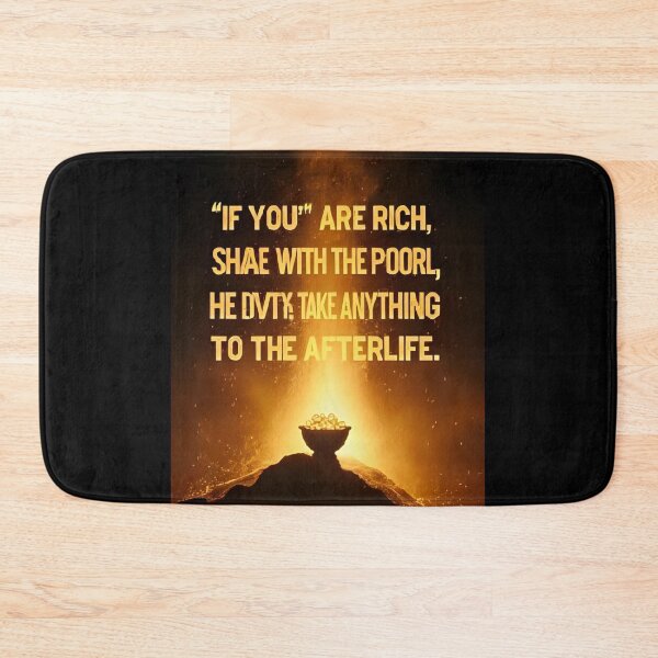 Item preview, If You Are Rich – Share with the Poor | Inspirational Quote about Life and Death designed and sold by RAKO13.