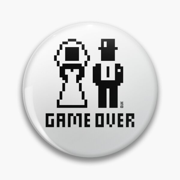 Item preview, Game Over (Wedding / Stag Party / Hen Night / Pixel / Bold / B) designed and sold by MrFaulbaum.