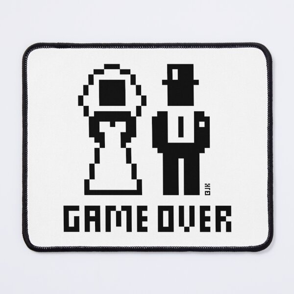 Item preview, Game Over (Wedding / Stag Party / Hen Night / Pixel / Bold / B) designed and sold by MrFaulbaum.