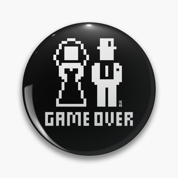Item preview, Game Over (Wedding / Stag Party / Hen Night / Pixel / Bold / W) designed and sold by MrFaulbaum.
