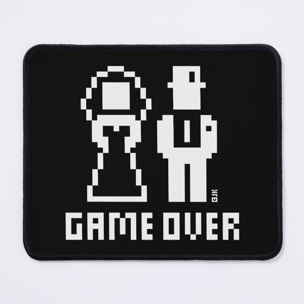 Item preview, Game Over (Wedding / Stag Party / Hen Night / Pixel / Bold / W) designed and sold by MrFaulbaum.