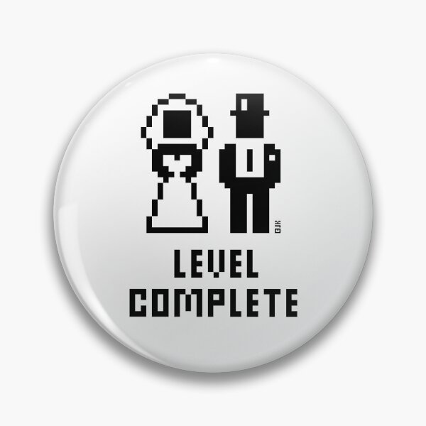 Item preview, Level Complete (Wedding / Stag Party / Hen Night / Pixel / Bold / B) designed and sold by MrFaulbaum.