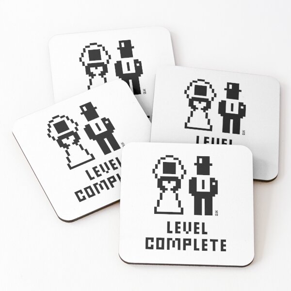 Item preview, Level Complete (Wedding / Stag Party / Hen Night / Pixel / Bold / B) designed and sold by MrFaulbaum.