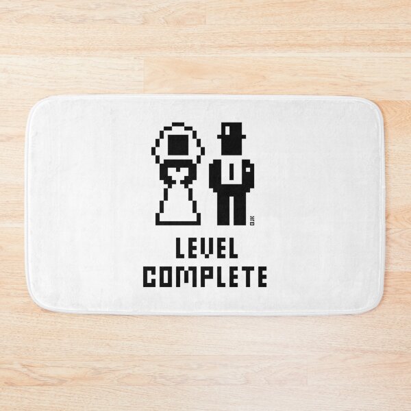 Item preview, Level Complete (Wedding / Stag Party / Hen Night / Pixel / Bold / B) designed and sold by MrFaulbaum.