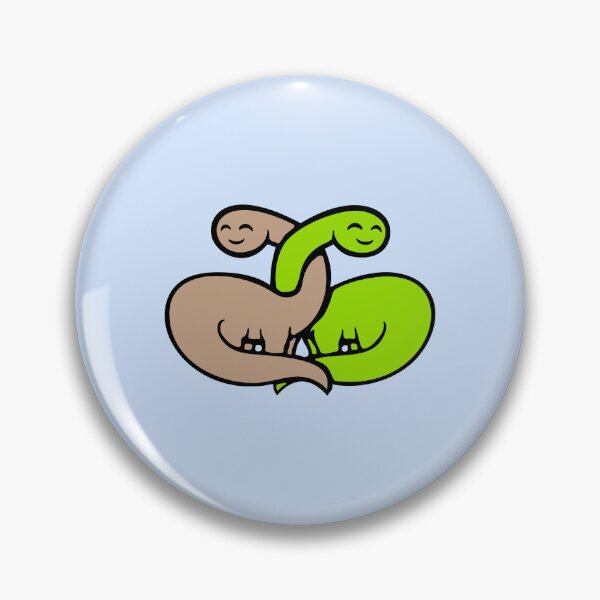 Item preview, 2 Brachiosaurus Long Neck Couple Love Friends Hug Team designed and sold by shirt-o-mat.