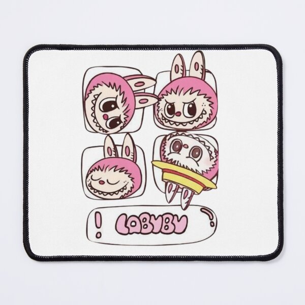 Item preview, Stickers mignons Labubu en costume de lapin designed and sold by MeowLoka ⭐⭐⭐⭐.