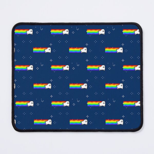 Item preview, ANNOYING DOG RAINBOW COSPLAYS NYAN CAT seamless pattern designed and sold by cheapfan.
