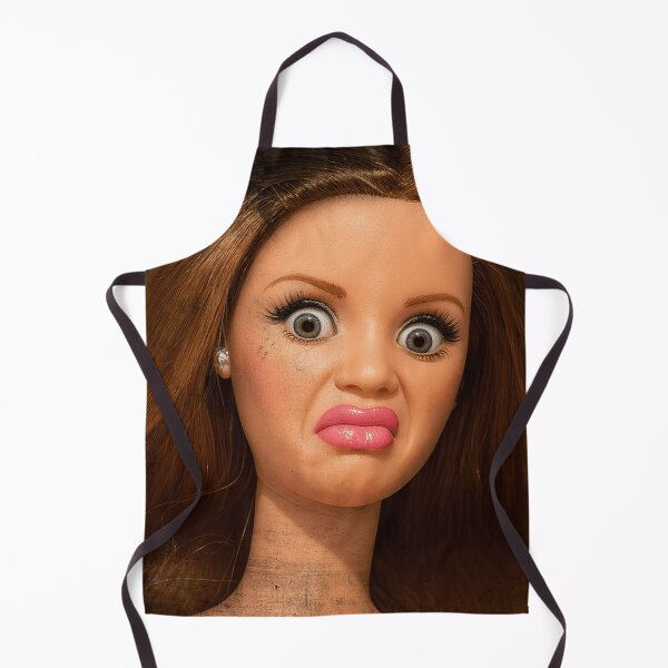 Item preview, Disgusted Doll Meme Face – Funny Retro Doll Reaction designed and sold by Alpha Stag.