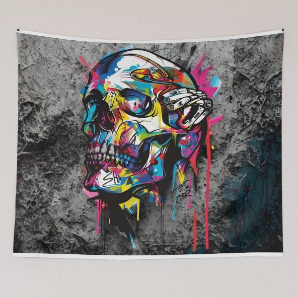 Item preview, Graffiti Skull Two designed and sold by Jenson Major.