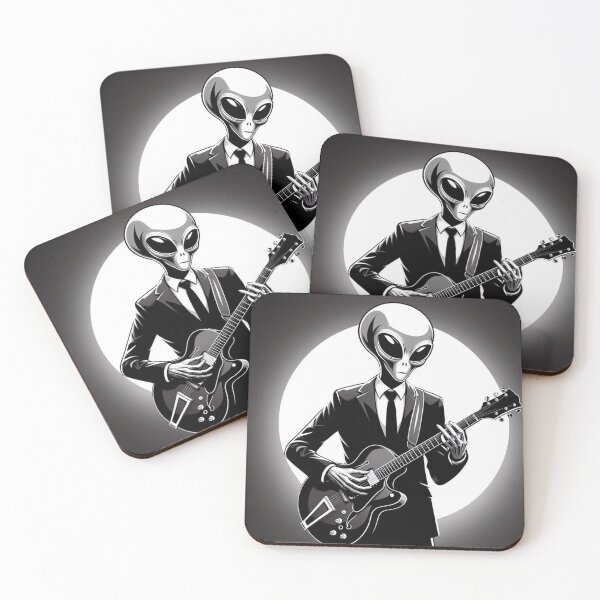 Item preview, Alien classic guitar playing  designed and sold by Dogandesighn.