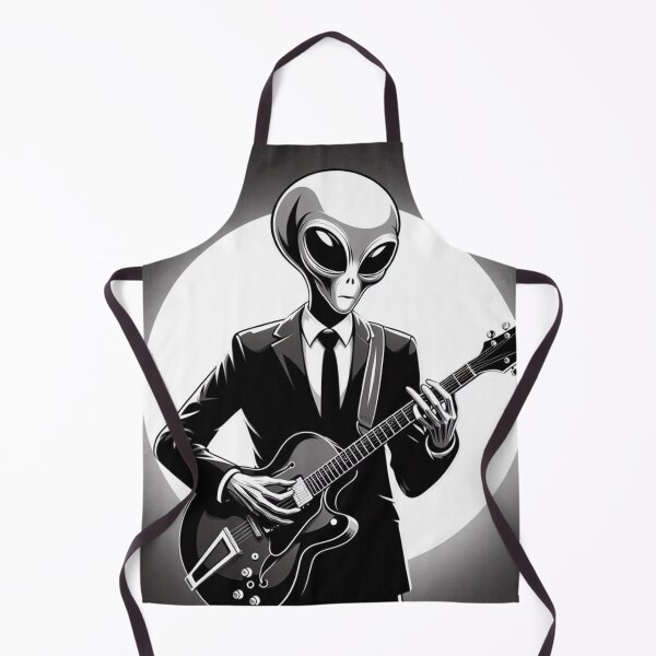Item preview, Alien classic guitar playing  designed and sold by Dogandesighn.