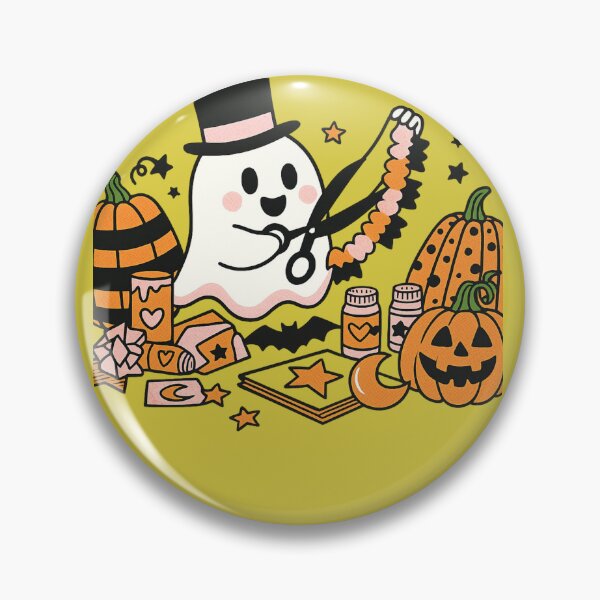 Item preview, Halloween Ghost Crafts – Cute Spooky Design  Fantôme Créatif Halloween – Design Mignon et Effrayant   designed and sold by Drawingshirts.