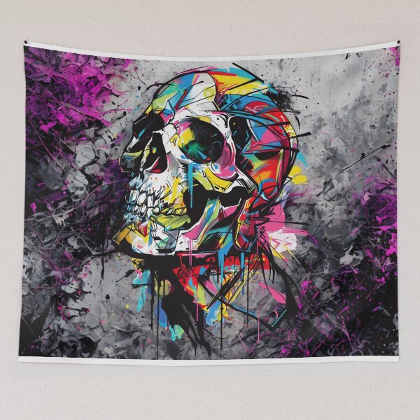 Item preview, Graffiti Skull Three designed and sold by Jenson Major.