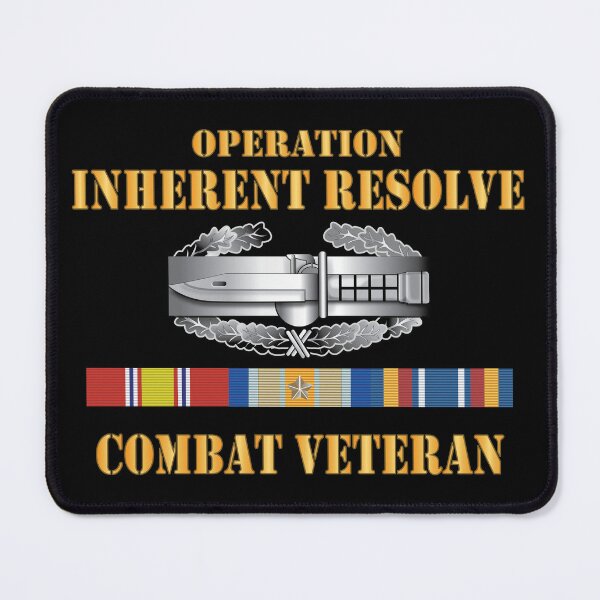 Item preview, Army - Opn Inherent Resolve (OIR) SVC Bar w CAB - Combat Veteran, NDSM, OIR, GLT SVC X 300 designed and sold by Military Insignia Products.