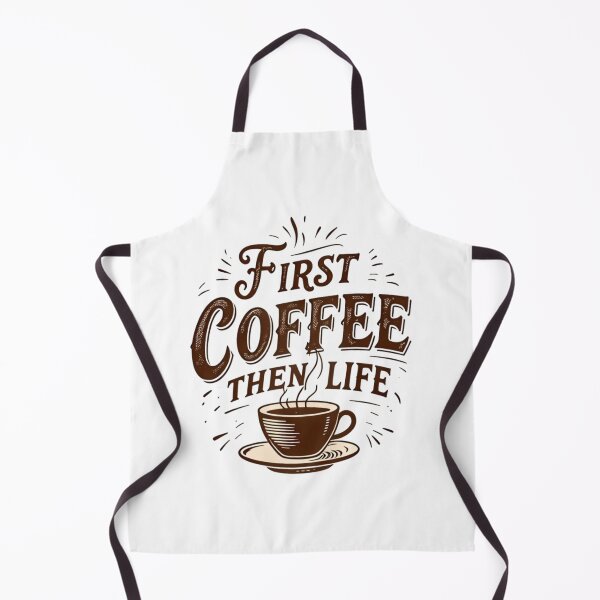 Item preview, First Coffee Then Life designed and sold by Lyneora.