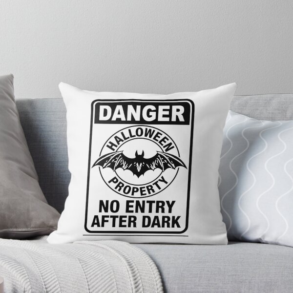 Item preview, No Entry After Dark – Halloween Bat Property designed and sold by MiszungART.