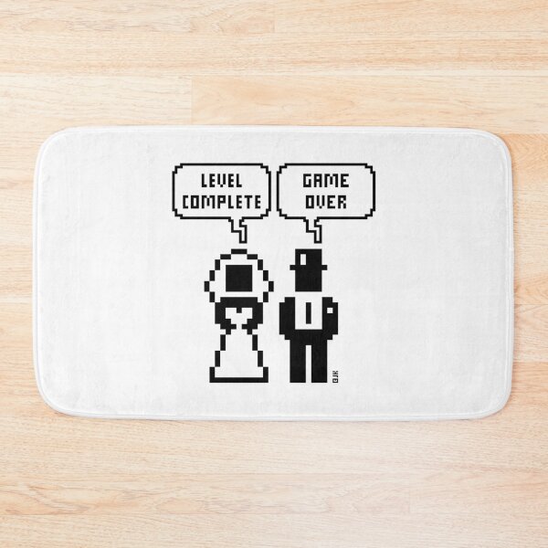 Item preview, Level Complete – Game Over (Wedding / Stag Party / Hen Night / Pixel / Bold / B) designed and sold by MrFaulbaum.