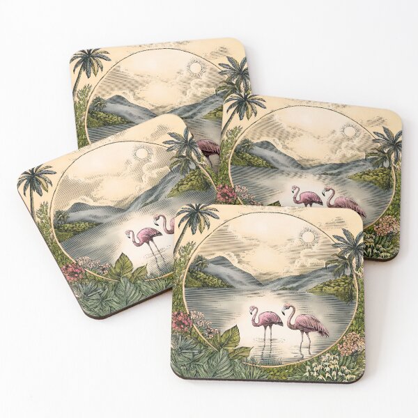 Item preview, Flamingos in the Lake designed and sold by designlee.