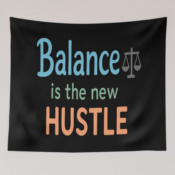 Item preview, Balance Is the New Hustle – Creative Hand-Drawn Typography Design ⚖️ designed and sold by ArthUpscale.