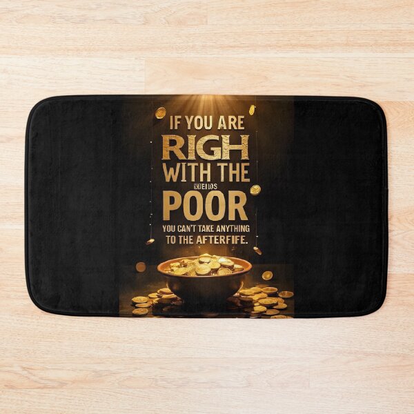 Item preview, If You Are Rich – Share with the Poor | Inspirational Quote about Life and Death designed and sold by RAKO13.